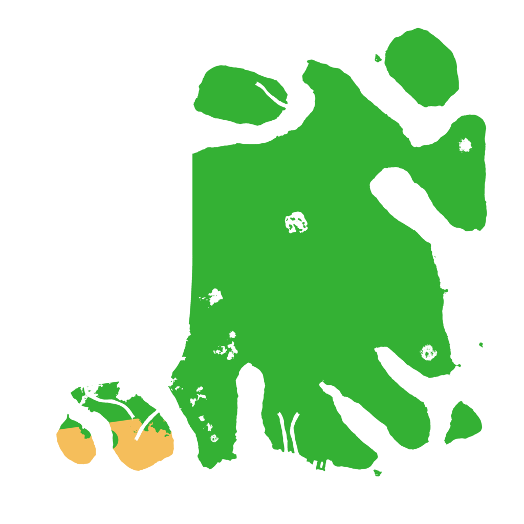 Biome Rust Map: Procedural Map, Size: 3500, Seed: 811009749