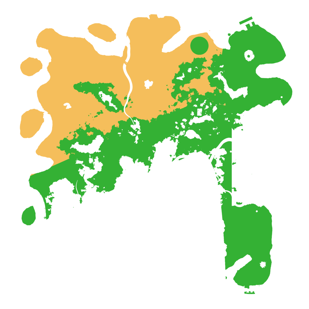 Biome Rust Map: Procedural Map, Size: 4500, Seed: 30