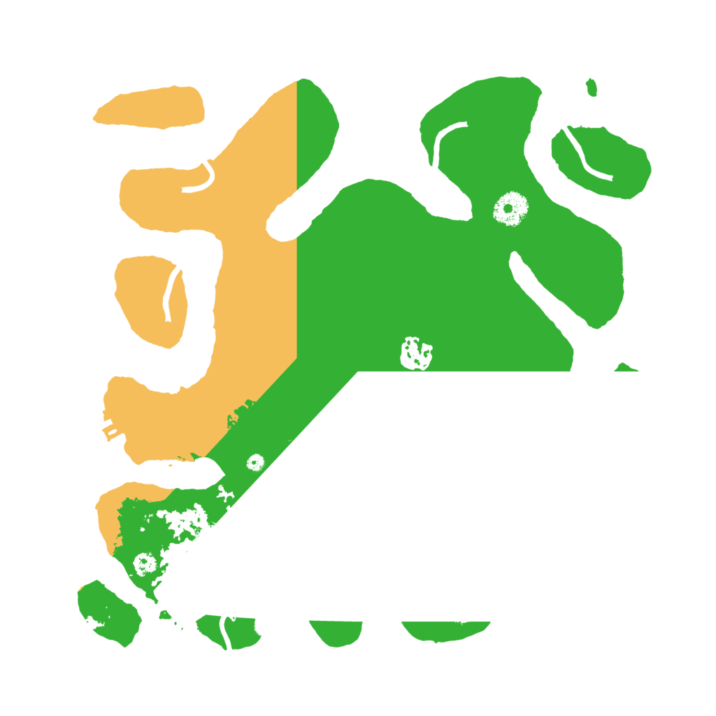 Biome Rust Map: Procedural Map, Size: 3200, Seed: 1991085732