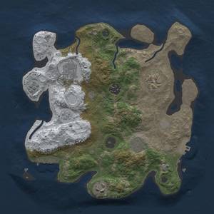 Thumbnail Rust Map: Procedural Map, Size: 2900, Seed: 1066, 14 Monuments