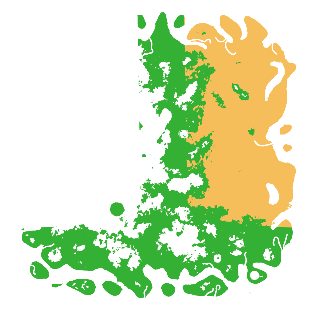 Biome Rust Map: Procedural Map, Size: 6000, Seed: 1752931450