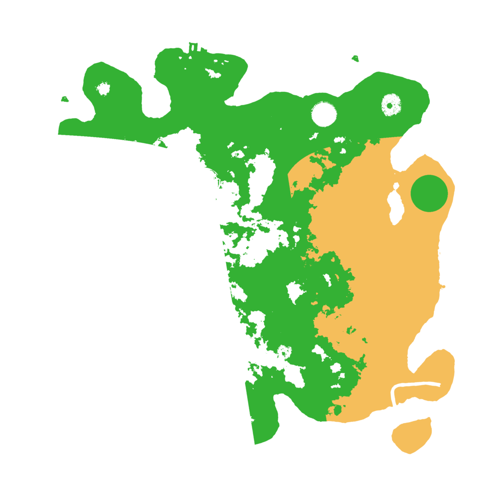 Biome Rust Map: Procedural Map, Size: 3550, Seed: 89713