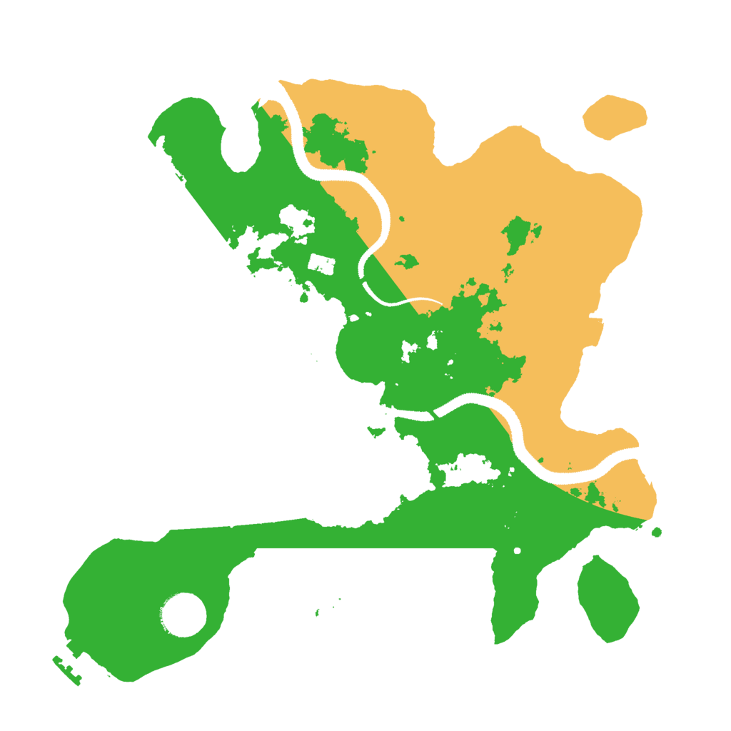 Biome Rust Map: Procedural Map, Size: 3000, Seed: 1264342909