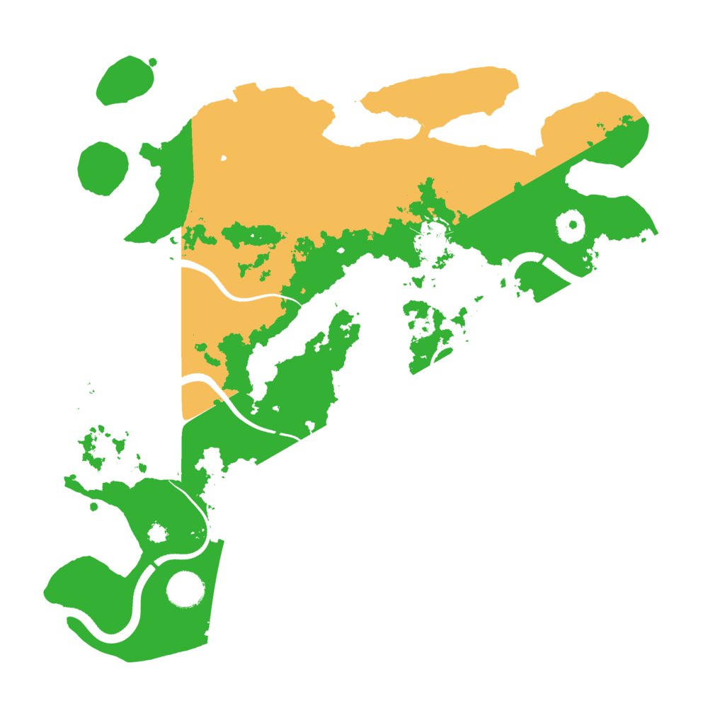 Biome Rust Map: Procedural Map, Size: 3500, Seed: 7683241