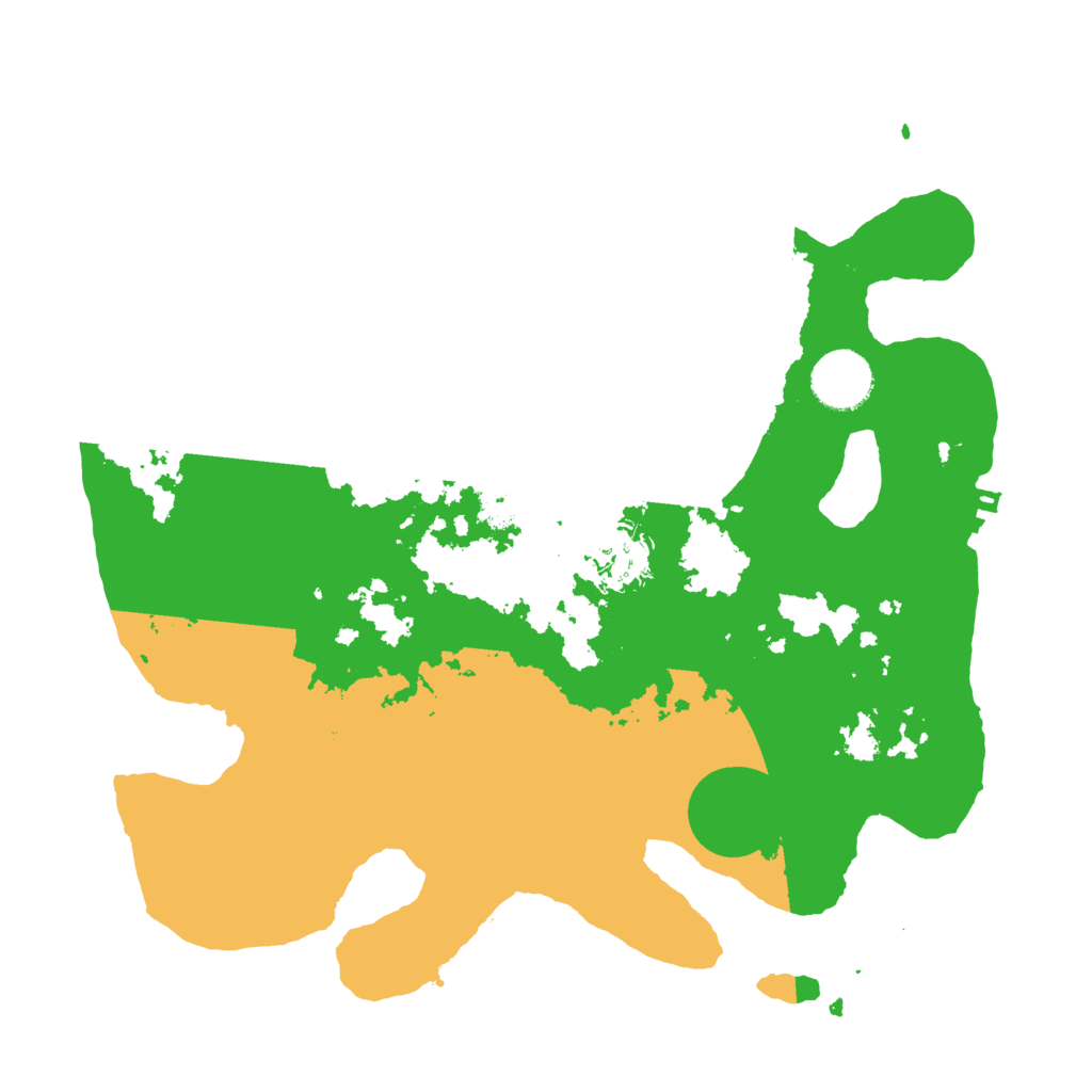 Biome Rust Map: Procedural Map, Size: 3200, Seed: 1313589151