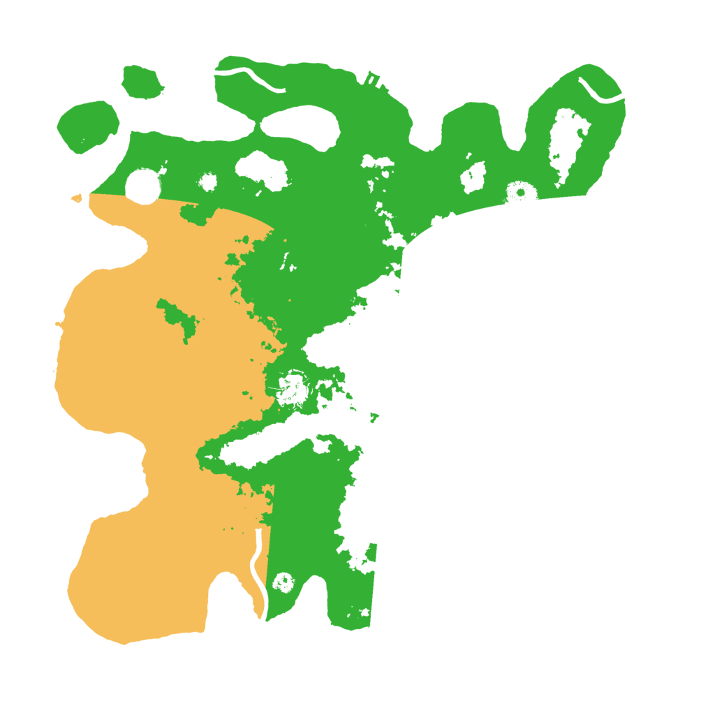 Biome Rust Map: Procedural Map, Size: 3600, Seed: 263196281