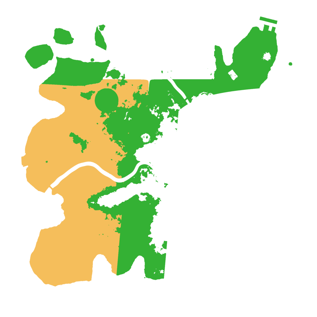 Biome Rust Map: Procedural Map, Size: 3600, Seed: 263196281