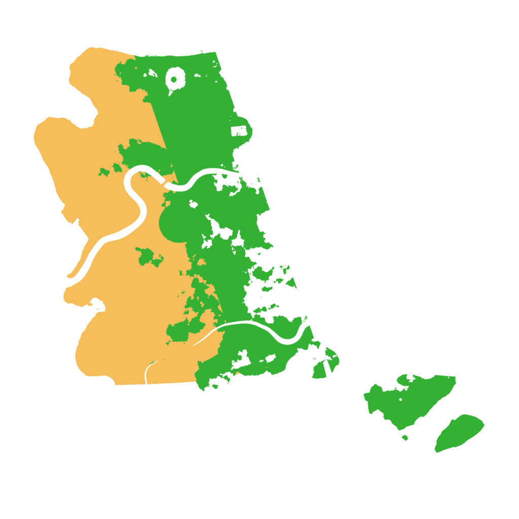 Biome Rust Map: Procedural Map, Size: 3550, Seed: 407017