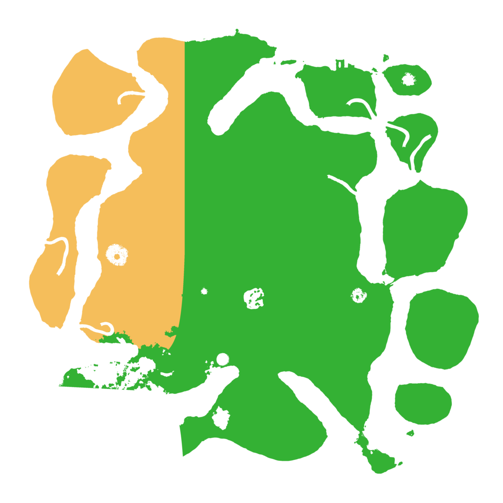 Biome Rust Map: Procedural Map, Size: 3550, Seed: 83644