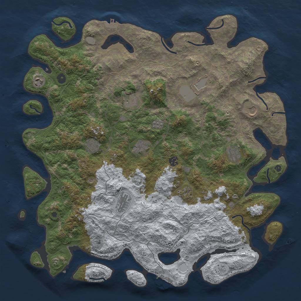 Rust Map: Procedural Map, Size: 4750, Seed: 20211203, 20 Monuments