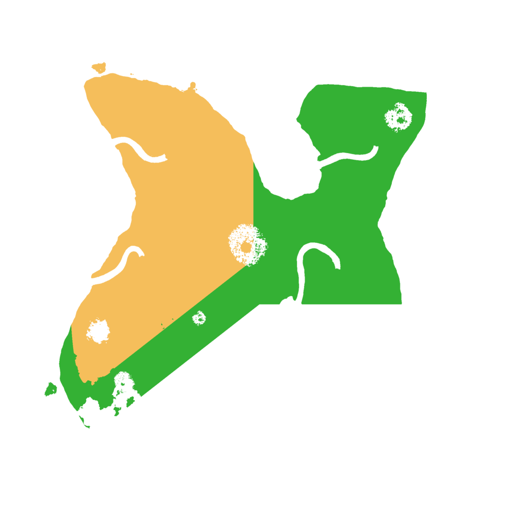 Biome Rust Map: Procedural Map, Size: 2000, Seed: 2900