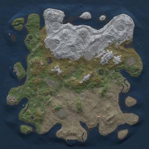 Thumbnail Rust Map: Procedural Map, Size: 4000, Seed: 196712875, 18 Monuments