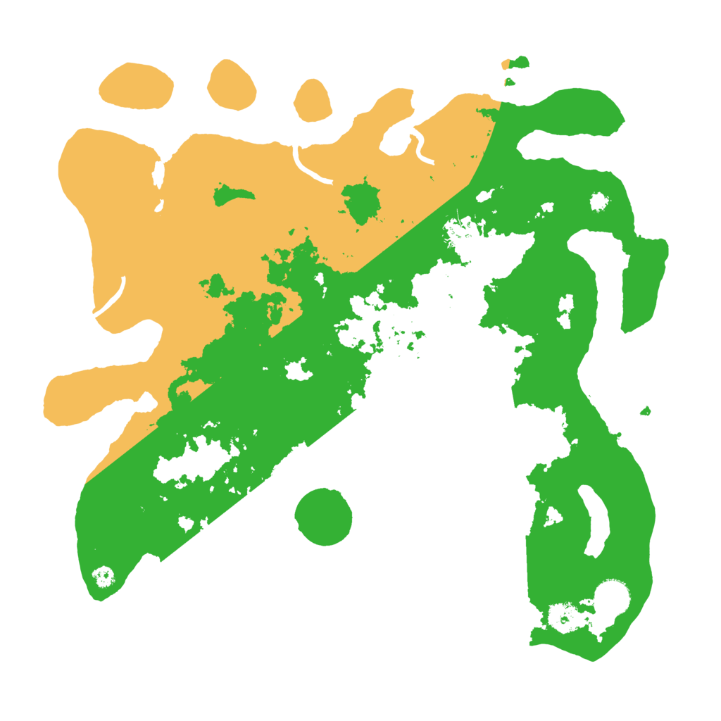 Biome Rust Map: Procedural Map, Size: 3550, Seed: 964245