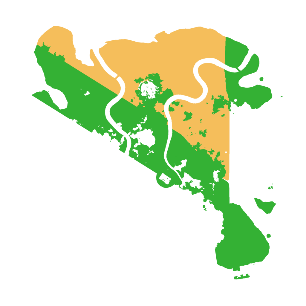 Biome Rust Map: Procedural Map, Size: 3000, Seed: 18706260