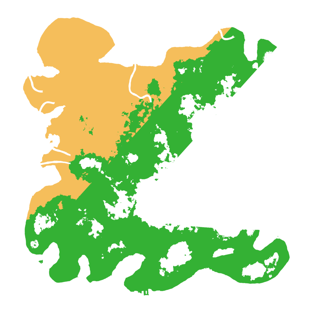 Biome Rust Map: Procedural Map, Size: 3950, Seed: 536039708