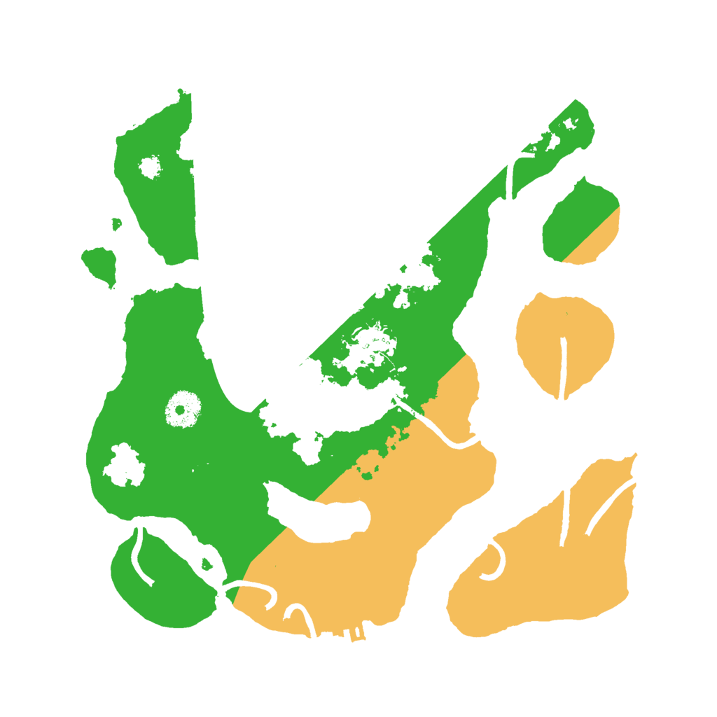 Biome Rust Map: Procedural Map, Size: 3000, Seed: 54236475