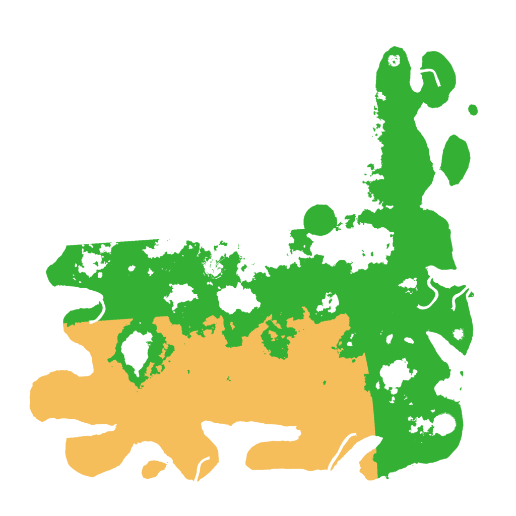 Biome Rust Map: Procedural Map, Size: 4400, Seed: 207