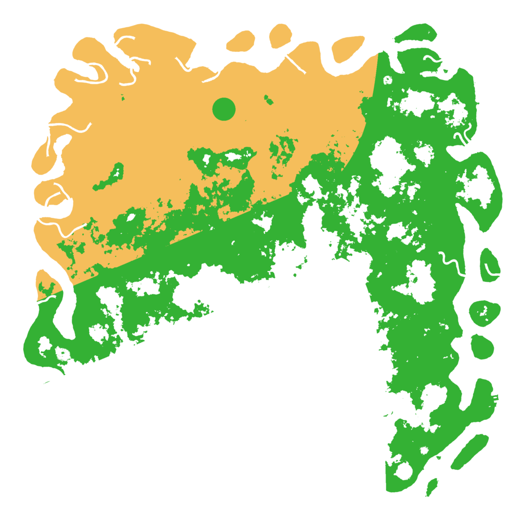 Biome Rust Map: Procedural Map, Size: 6000, Seed: 420710