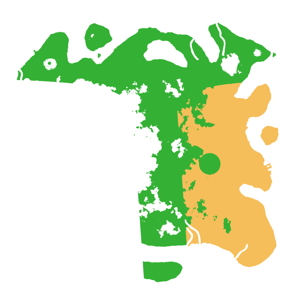 Biome Rust Map: Procedural Map, Size: 3700, Seed: 1563506707