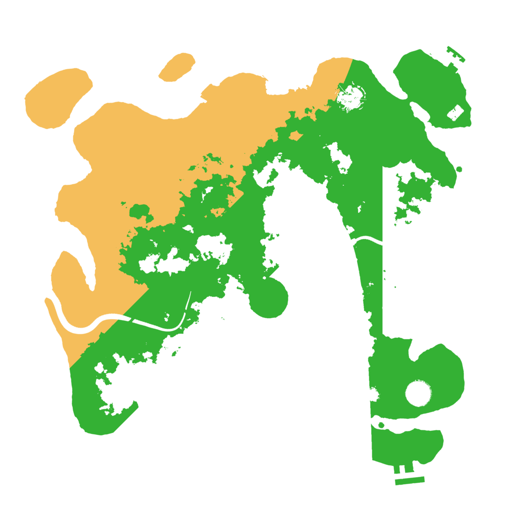 Biome Rust Map: Procedural Map, Size: 3500, Seed: 1879008140