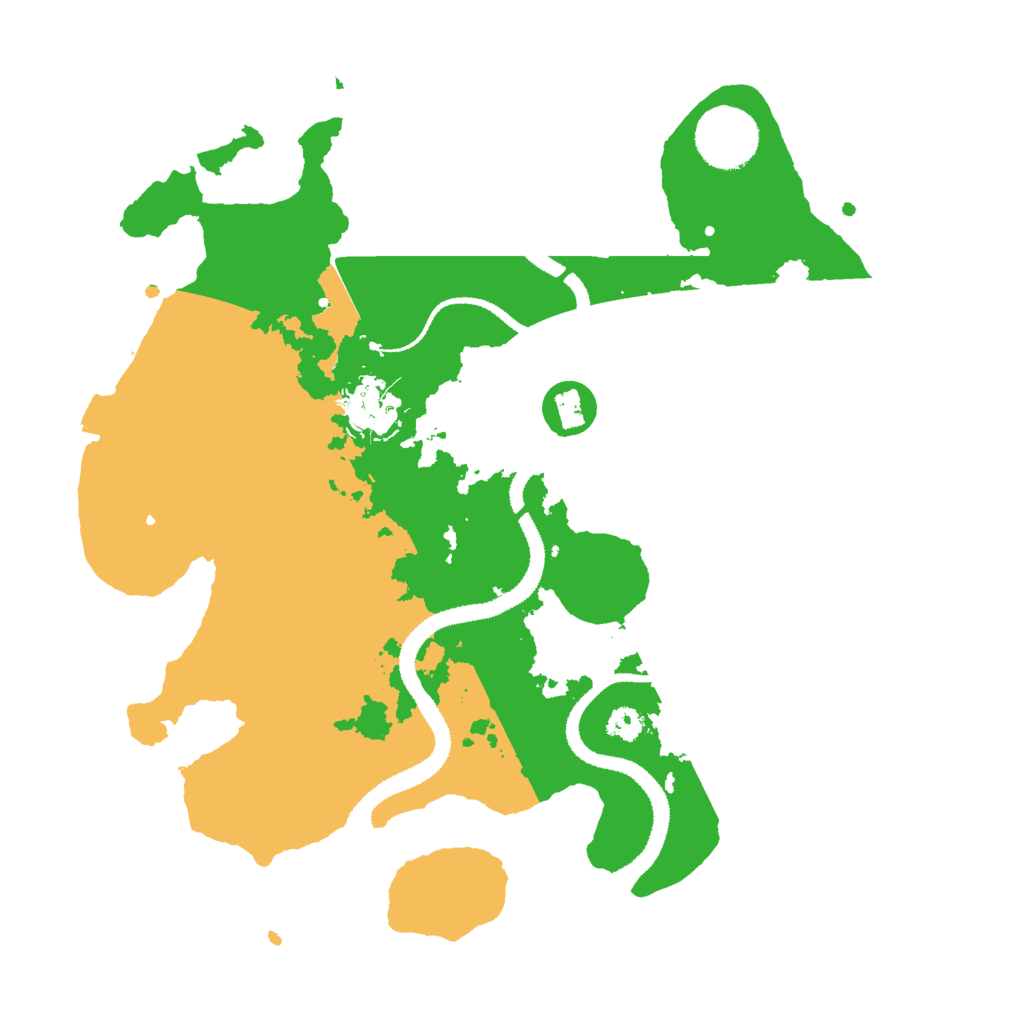 Biome Rust Map: Procedural Map, Size: 3000, Seed: 1244543542