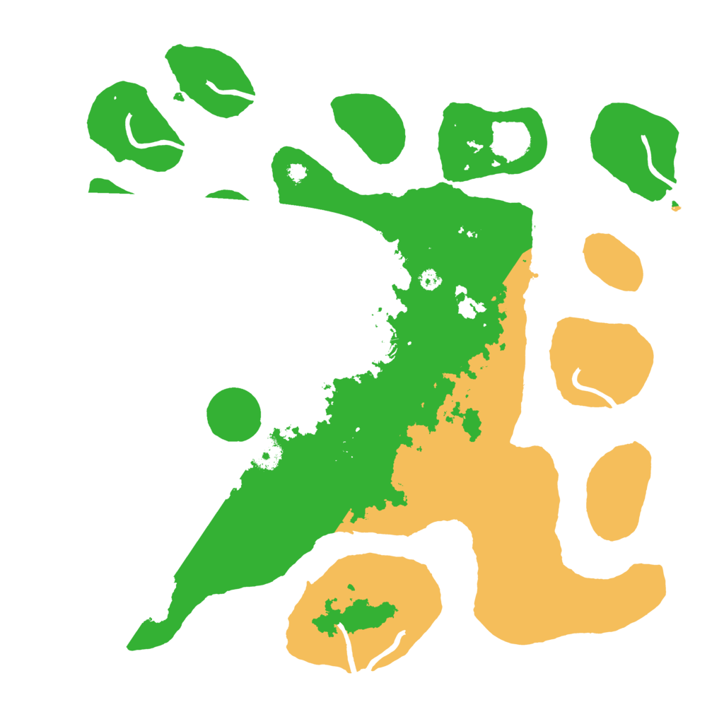 Biome Rust Map: Procedural Map, Size: 3550, Seed: 884672