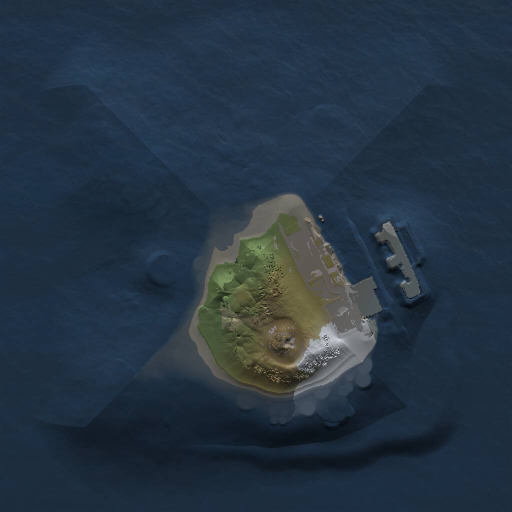 Rust Map: Procedural Map, Size: 1000, Seed: 10, 2 Monuments