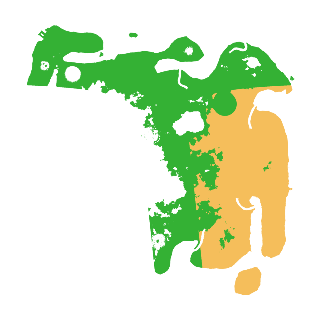 Biome Rust Map: Procedural Map, Size: 3550, Seed: 879304