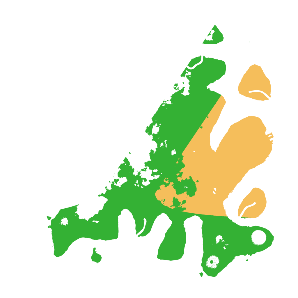 Biome Rust Map: Procedural Map, Size: 3550, Seed: 164749