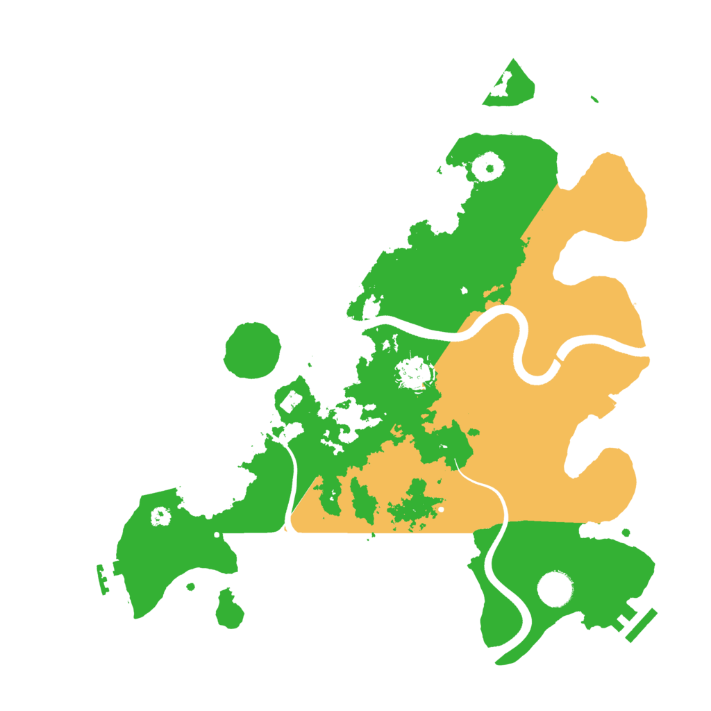 Biome Rust Map: Procedural Map, Size: 3550, Seed: 164749