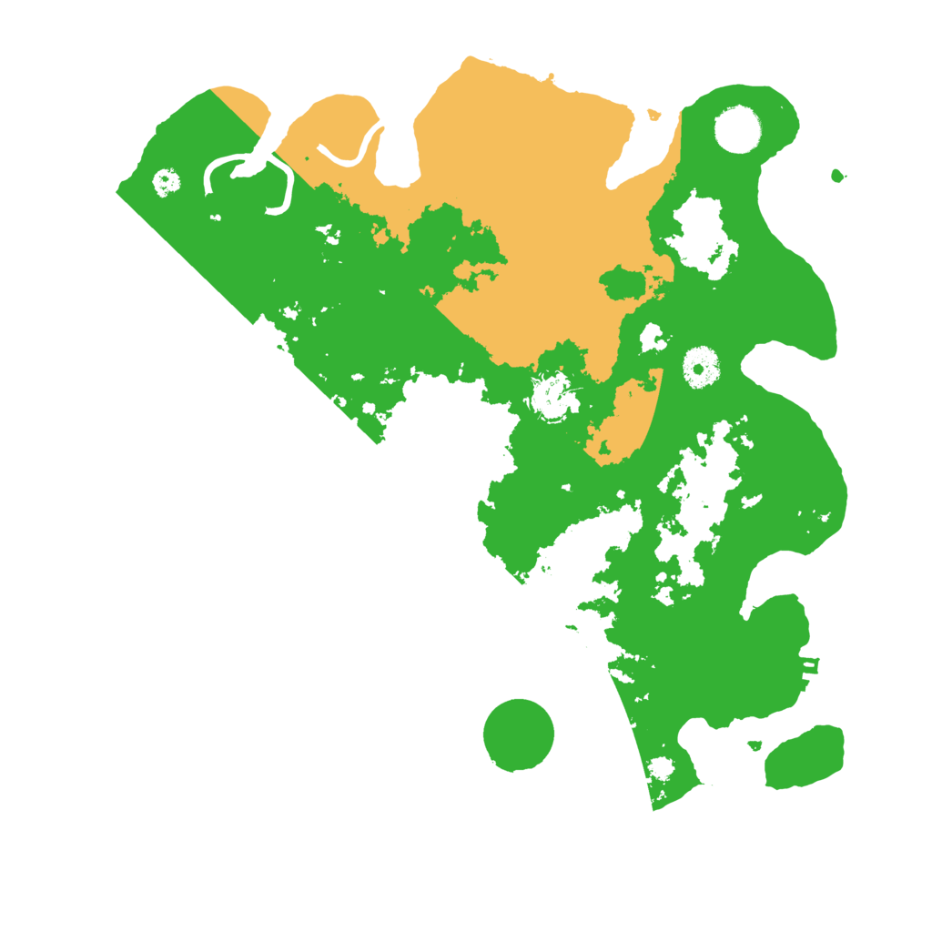 Biome Rust Map: Procedural Map, Size: 3550, Seed: 47845