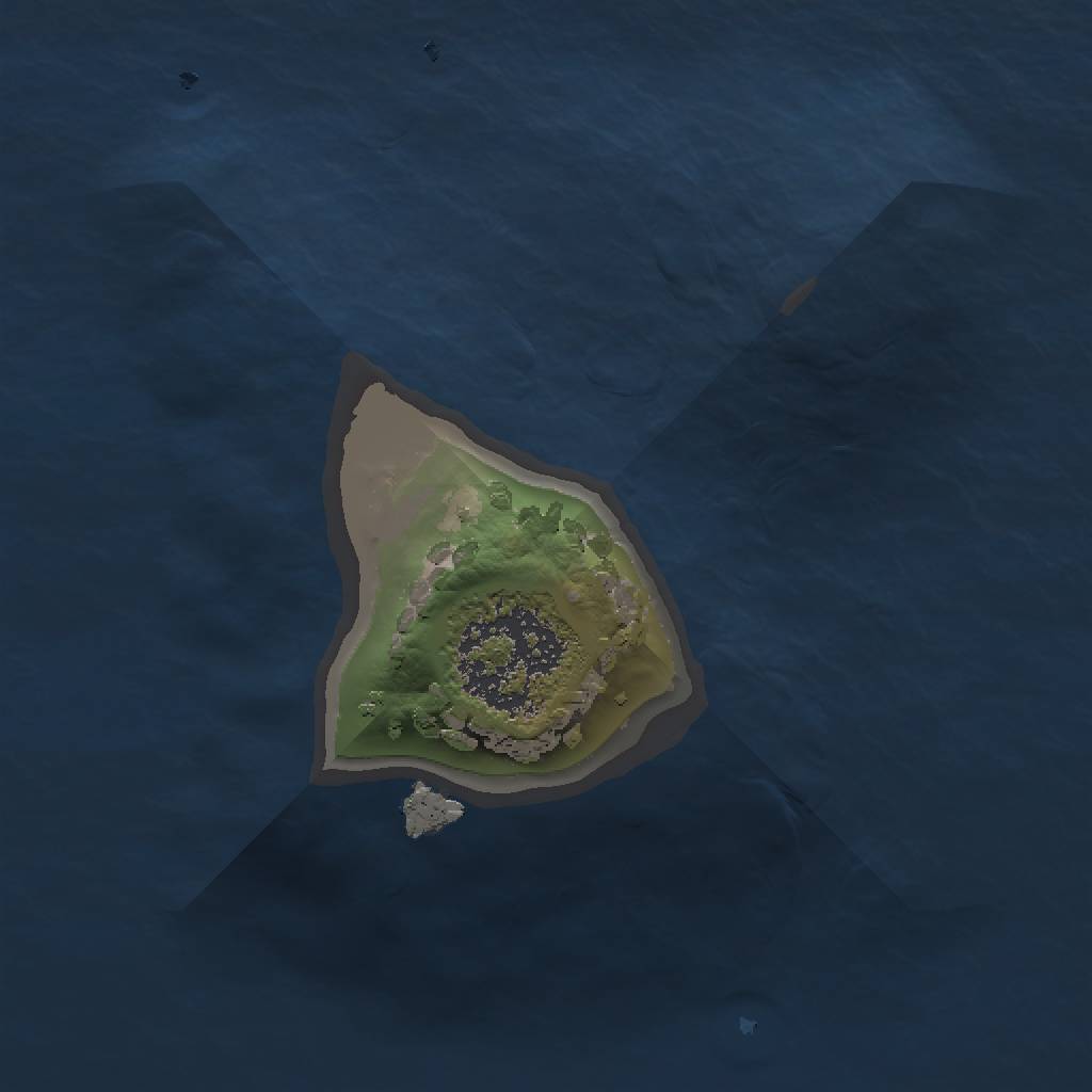 Rust Map: Procedural Map, Size: 1000, Seed: 4, 3 Monuments