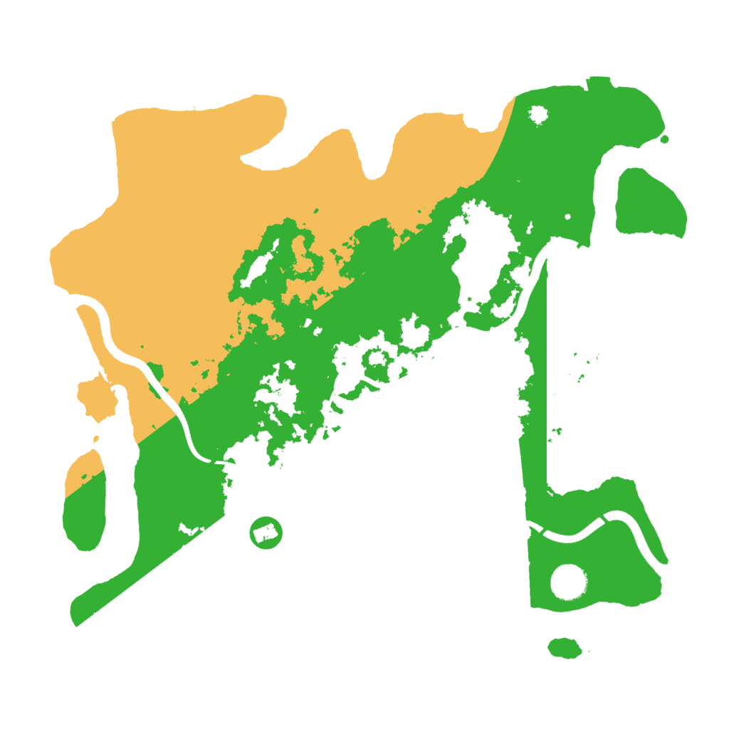 Biome Rust Map: Procedural Map, Size: 3550, Seed: 184300