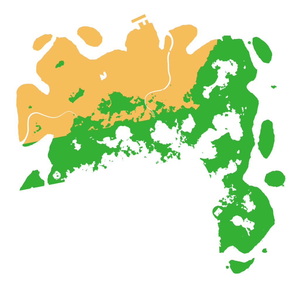 Biome Rust Map: Procedural Map, Size: 4000, Seed: 274983