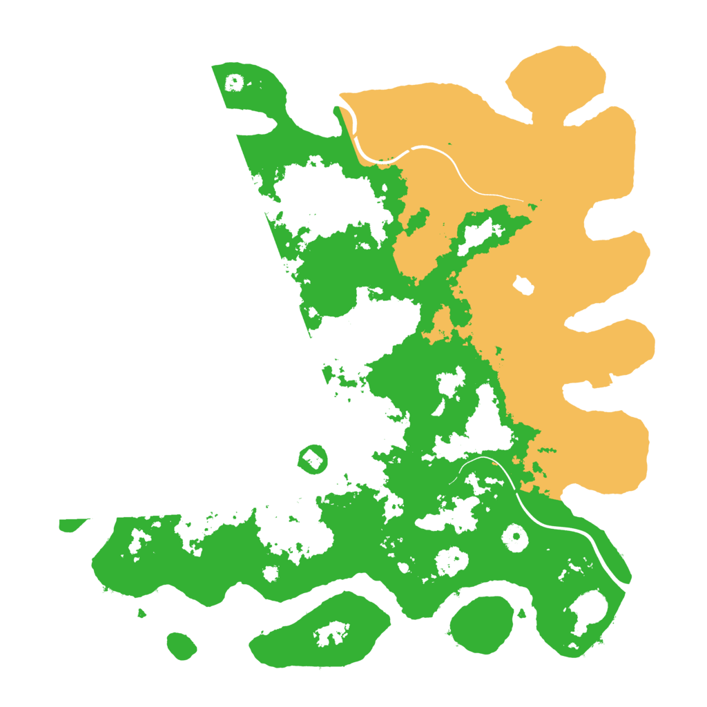 Biome Rust Map: Procedural Map, Size: 4000, Seed: 1234567390