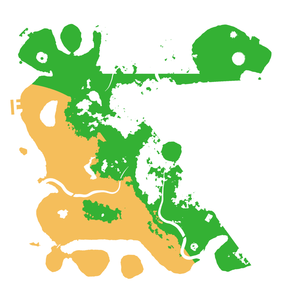 Biome Rust Map: Procedural Map, Size: 4000, Seed: 867844