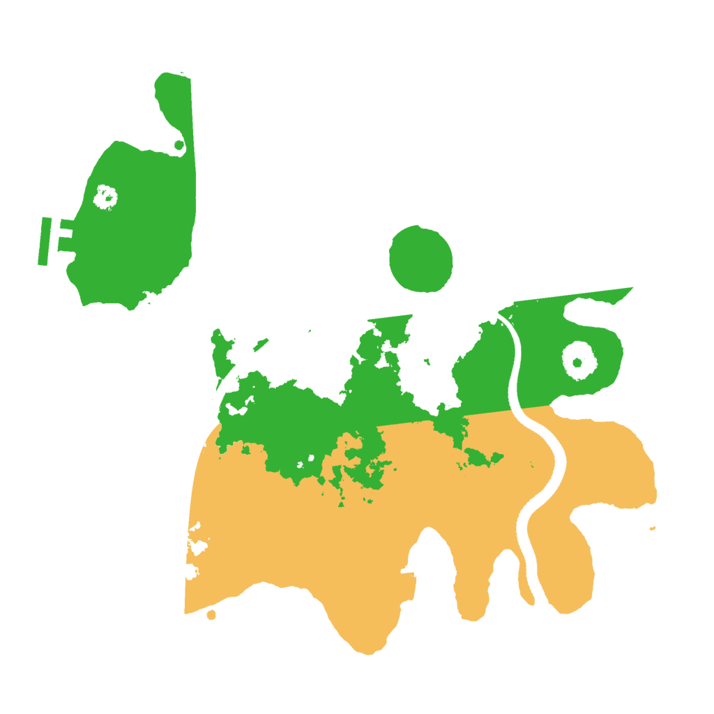 Biome Rust Map: Procedural Map, Size: 3000, Seed: 205856805