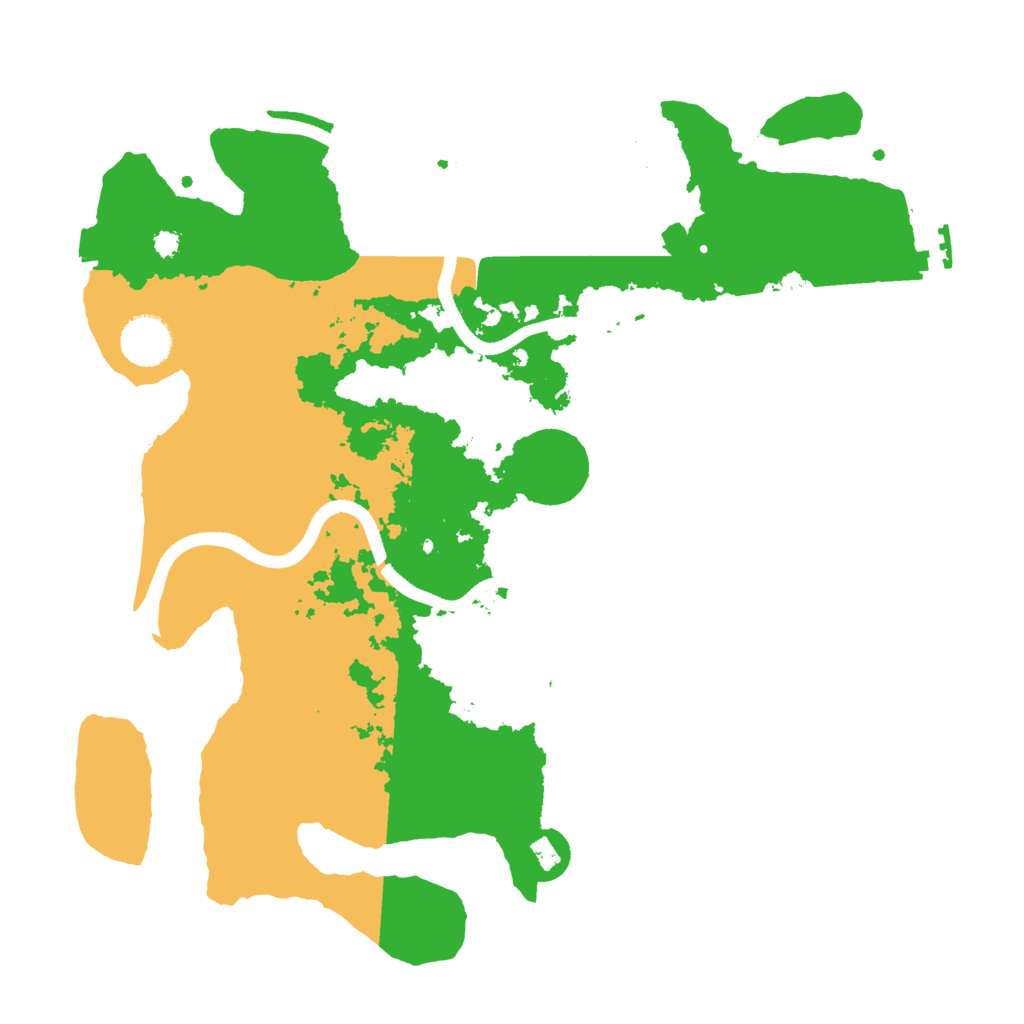 Biome Rust Map: Procedural Map, Size: 3550, Seed: 732796