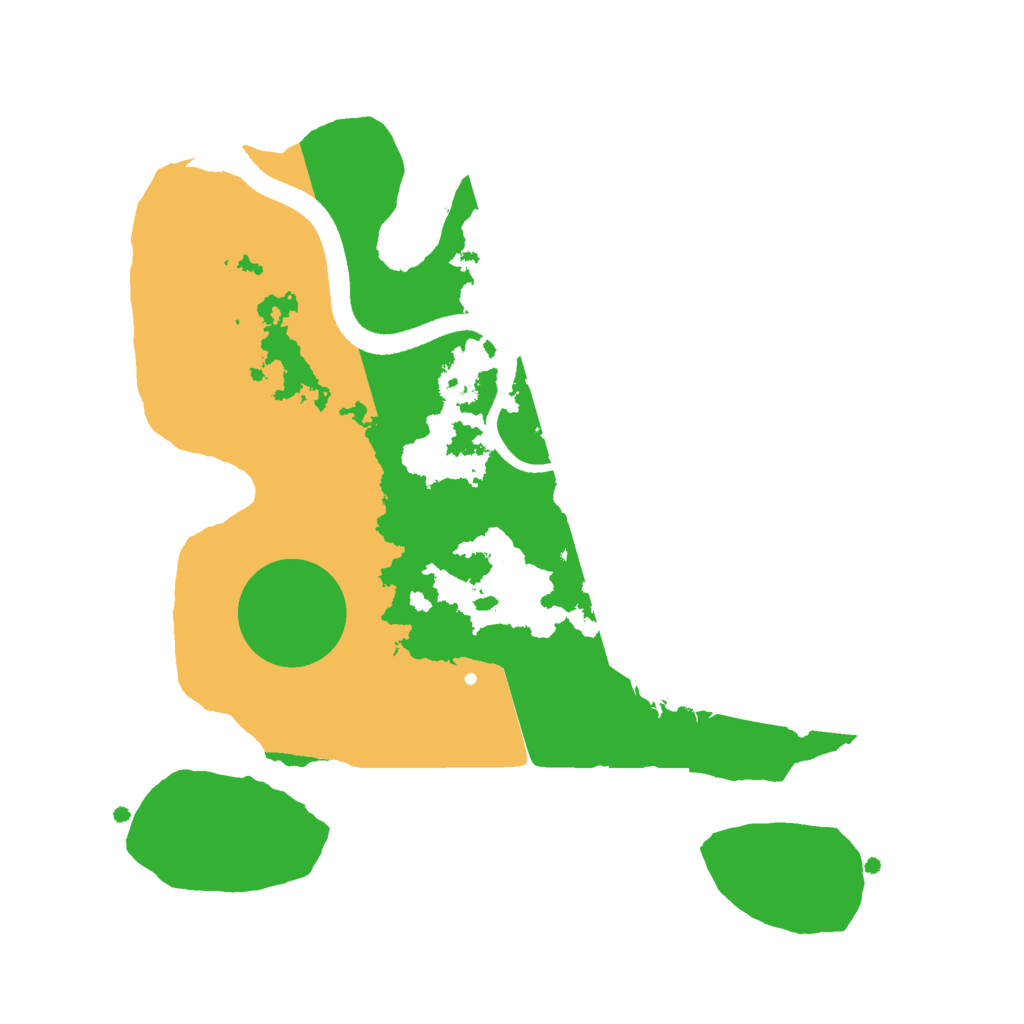 Biome Rust Map: Procedural Map, Size: 2500, Seed: 2147437044