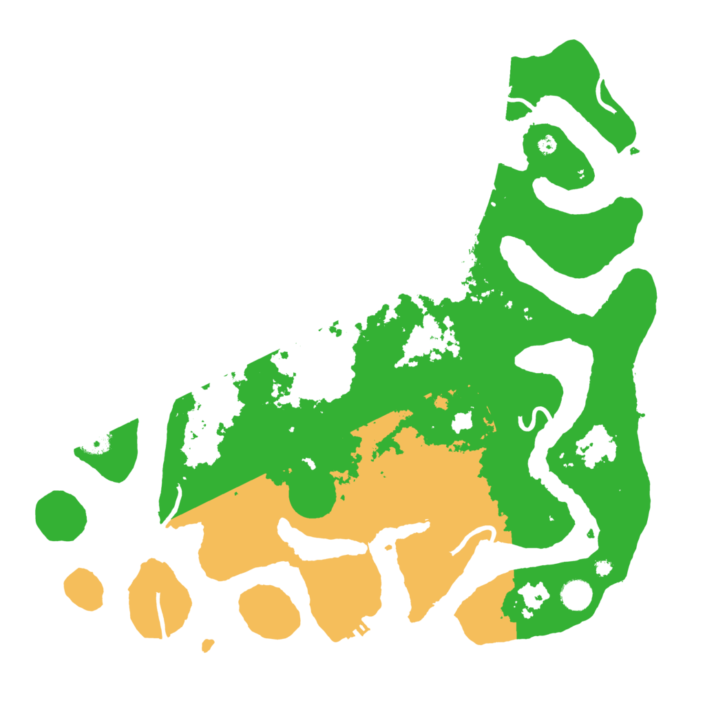 Biome Rust Map: Procedural Map, Size: 4000, Seed: 827732