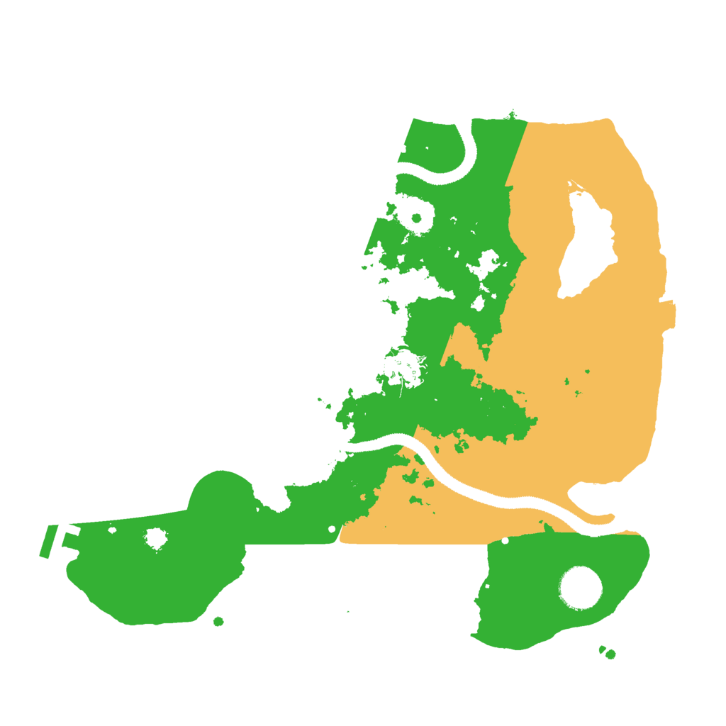 Biome Rust Map: Procedural Map, Size: 3000, Seed: 12