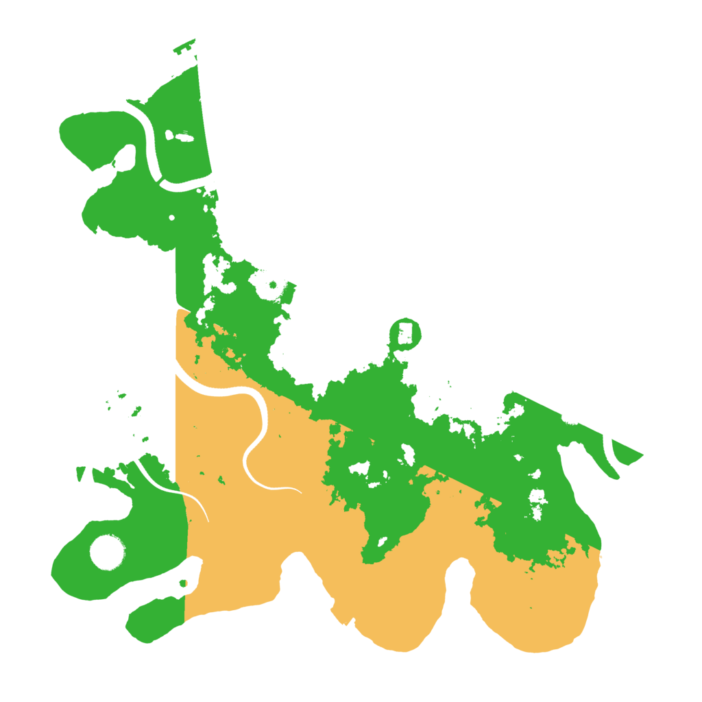 Biome Rust Map: Procedural Map, Size: 3550, Seed: 588756