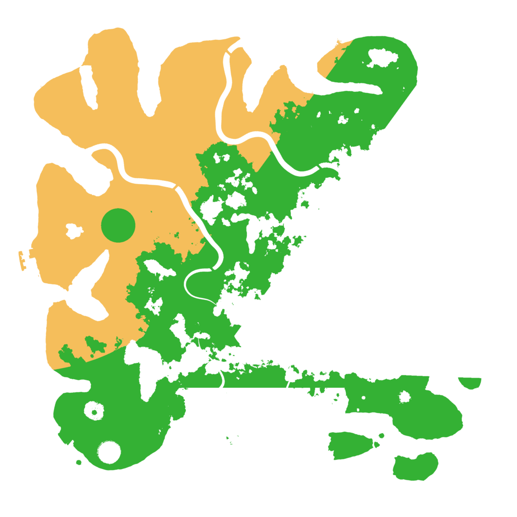 Biome Rust Map: Procedural Map, Size: 4000, Seed: 958200