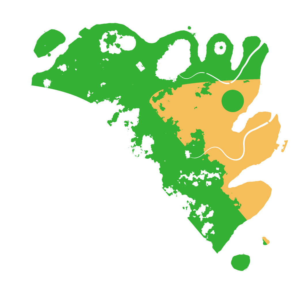 Biome Rust Map: Procedural Map, Size: 3500, Seed: 1739846106