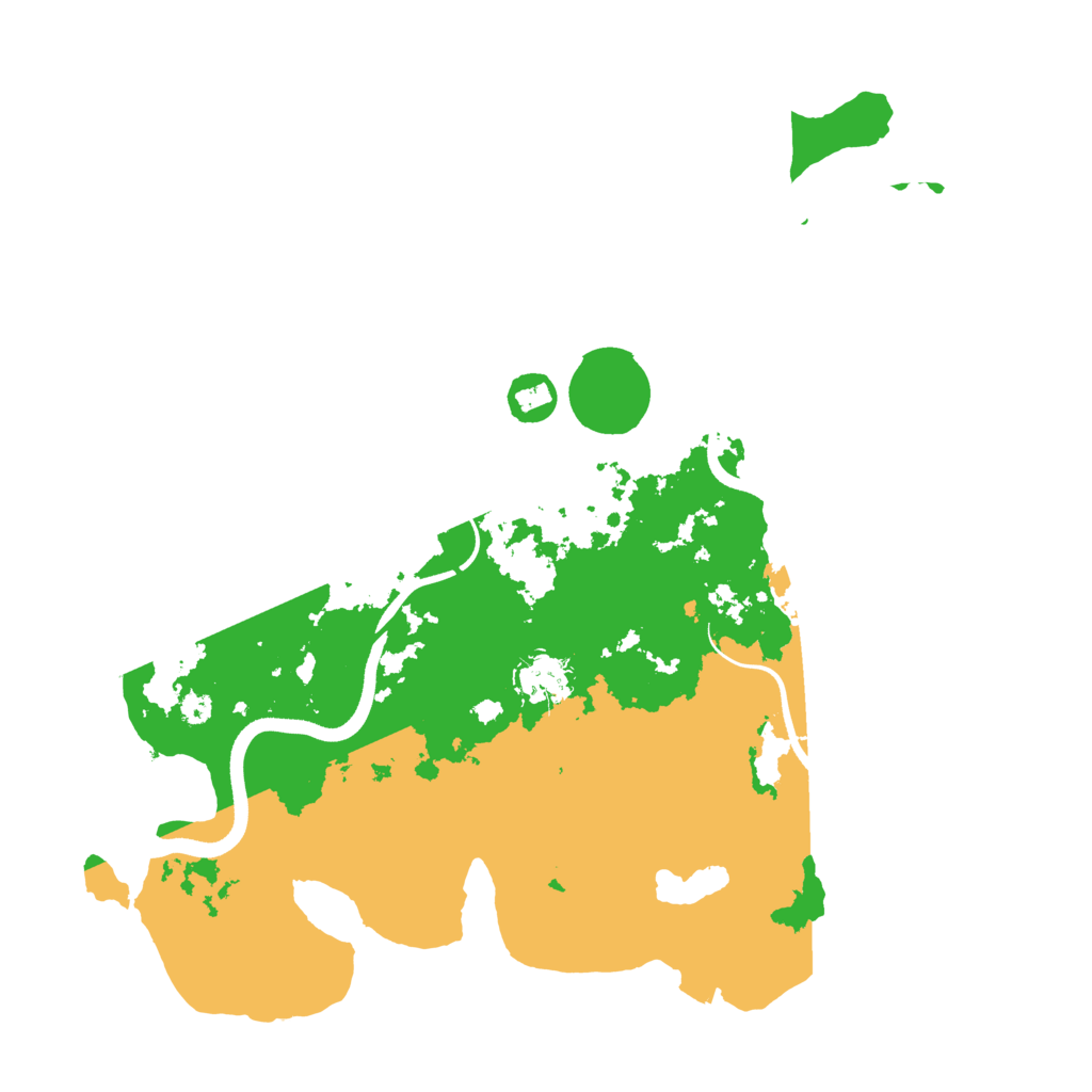 Biome Rust Map: Procedural Map, Size: 3550, Seed: 934660