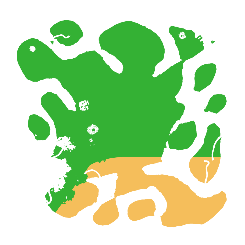 Biome Rust Map: Procedural Map, Size: 3500, Seed: 745622359