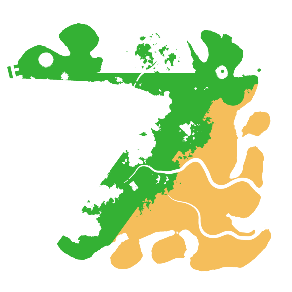 Biome Rust Map: Procedural Map, Size: 3500, Seed: 745622359