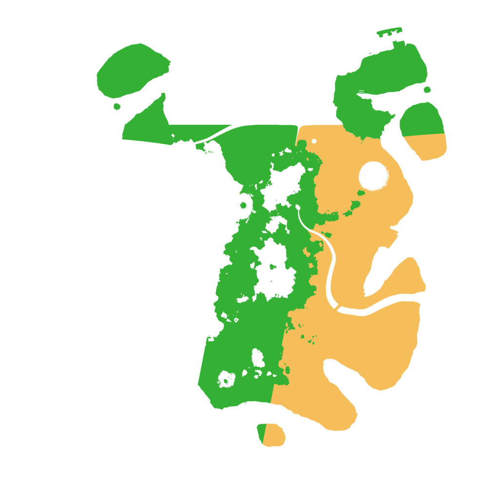 Biome Rust Map: Procedural Map, Size: 3000, Seed: 53021015