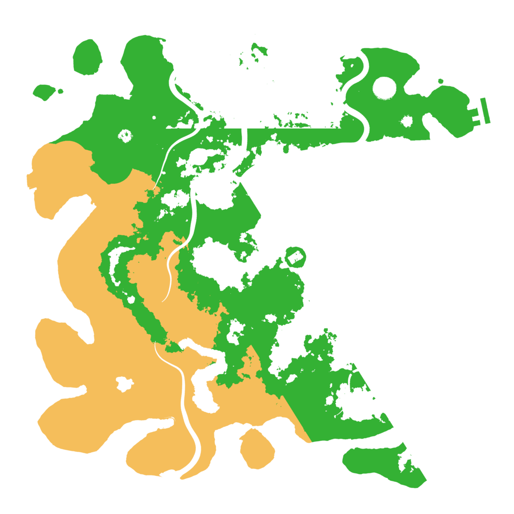 Biome Rust Map: Procedural Map, Size: 4000, Seed: 1269011964