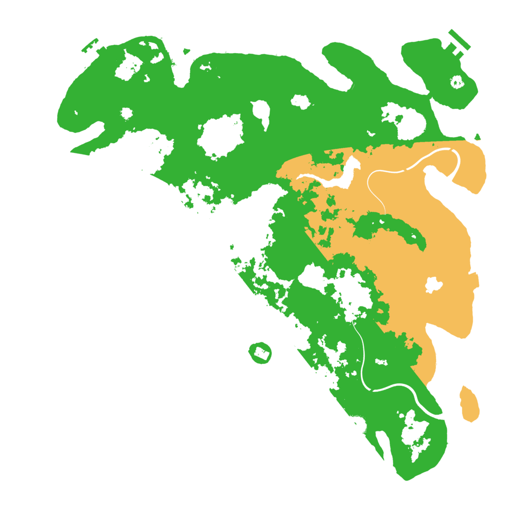 Biome Rust Map: Procedural Map, Size: 4000, Seed: 964485